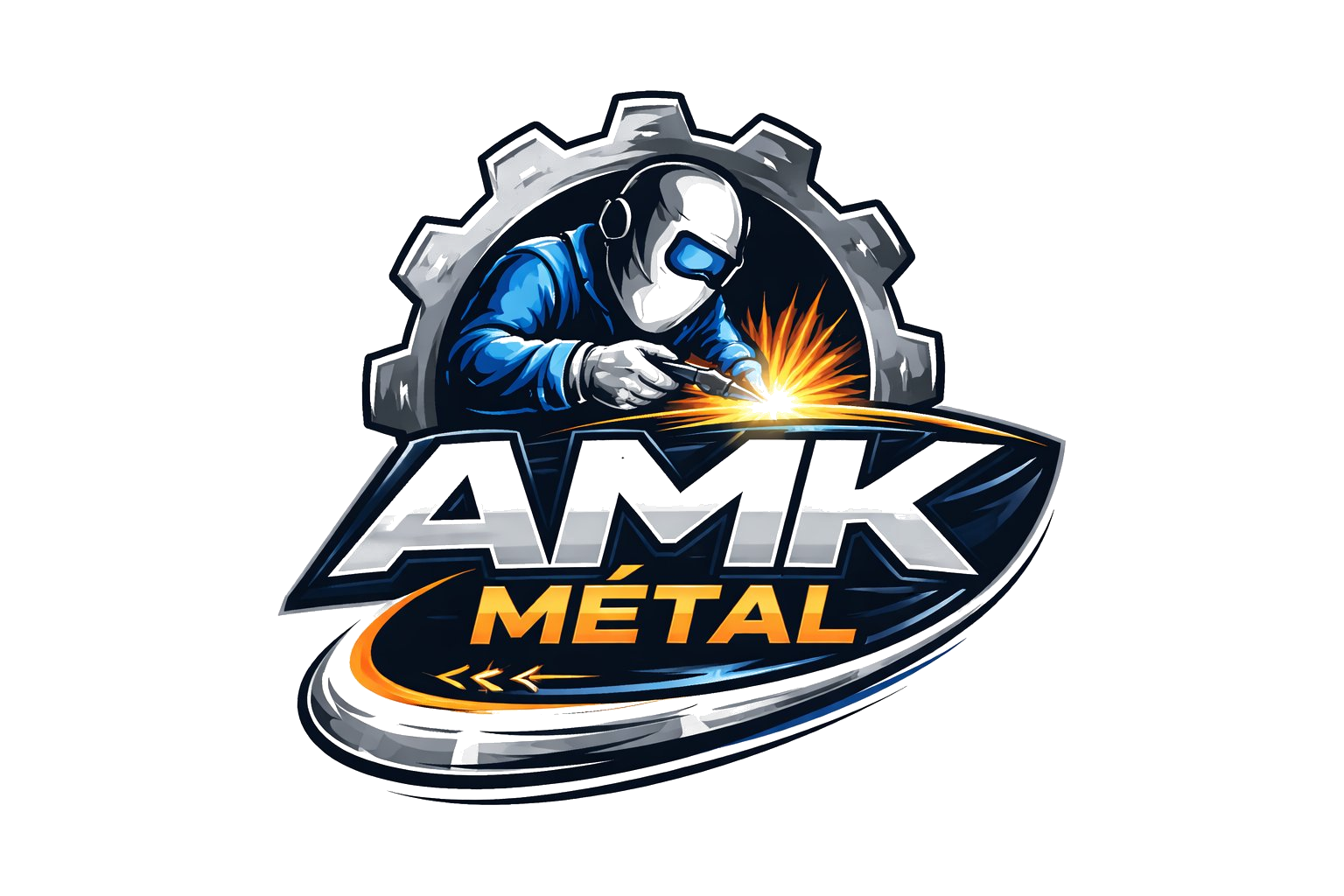 AMK Métal logo soudeur